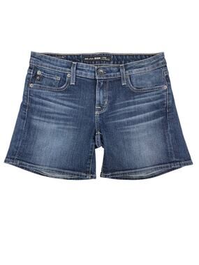 Big Star Remy Low Rise Fit Jean Shorts Denim Dark Wash Blue Women's 27